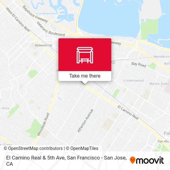 Mapa de El Camino Real & 5th Ave