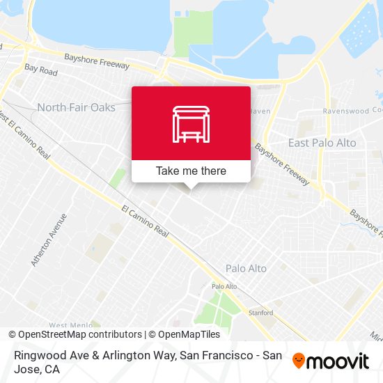 Ringwood Ave & Arlington Way map