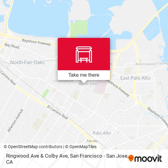 Ringwood Ave & Colby Ave map