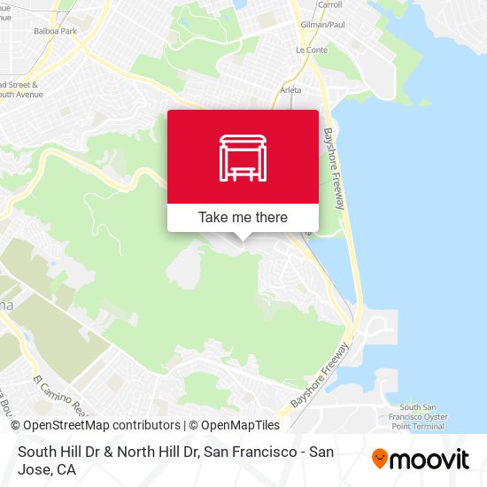 Mapa de South Hill Dr & North Hill Dr