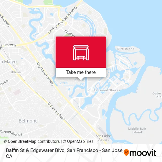 Baffin St & Edgewater Blvd map