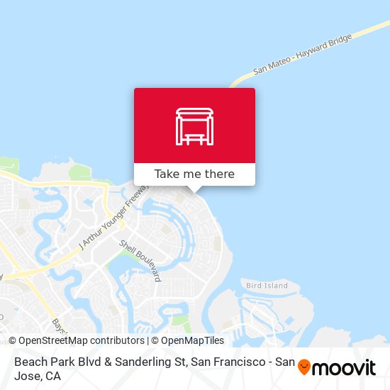 Beach Park Blvd & Sanderling St map