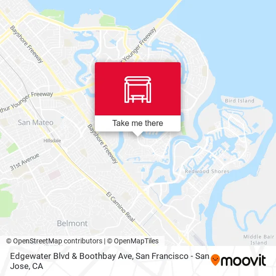 Edgewater Blvd & Boothbay Ave map