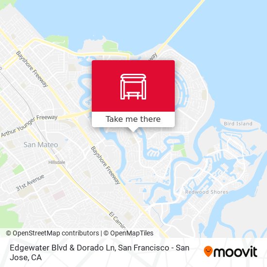 Mapa de Edgewater Blvd & Dorado Ln