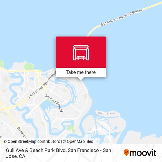 Mapa de Gull Ave & Beach Park Blvd