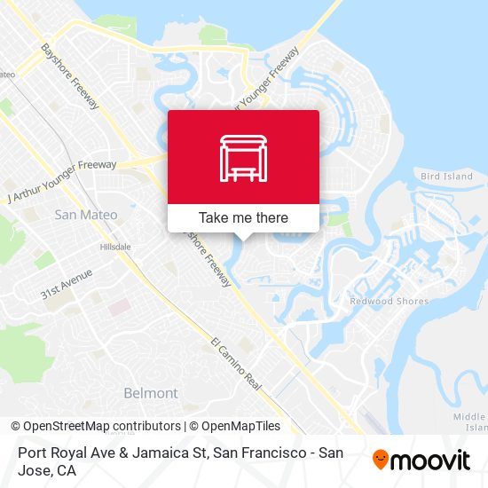 Port Royal Ave & Jamaica St map