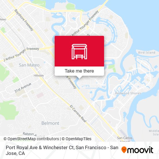Port Royal Ave & Winchester Ct map