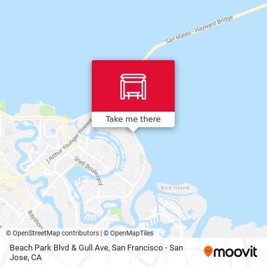 Beach Park Blvd & Gull Ave map