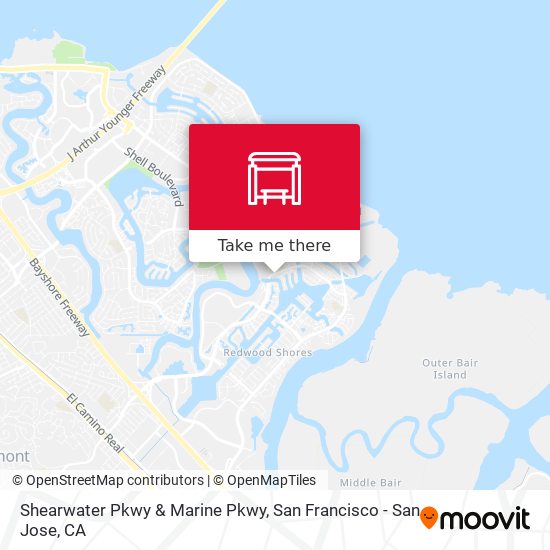 Mapa de Shearwater Pkwy & Marine Pkwy