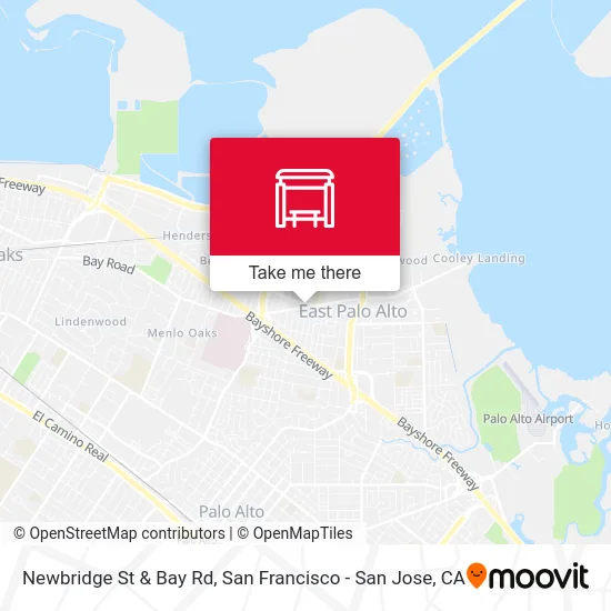 Newbridge St & Bay Rd map