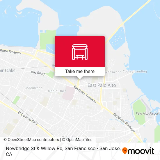 Newbridge St & Willow Rd map