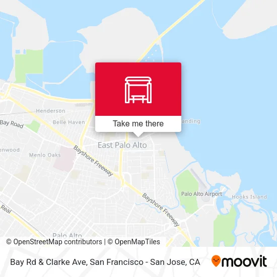 Mapa de Bay Rd & Clarke Ave