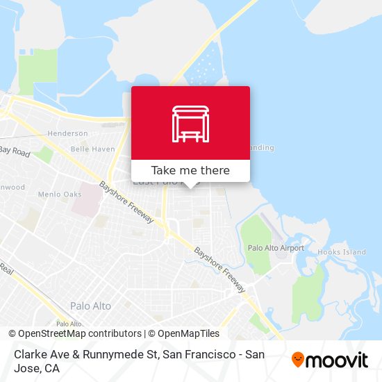 Clarke Ave & Runnymede St map