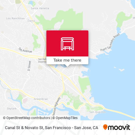 Mapa de Canal St & Novato St