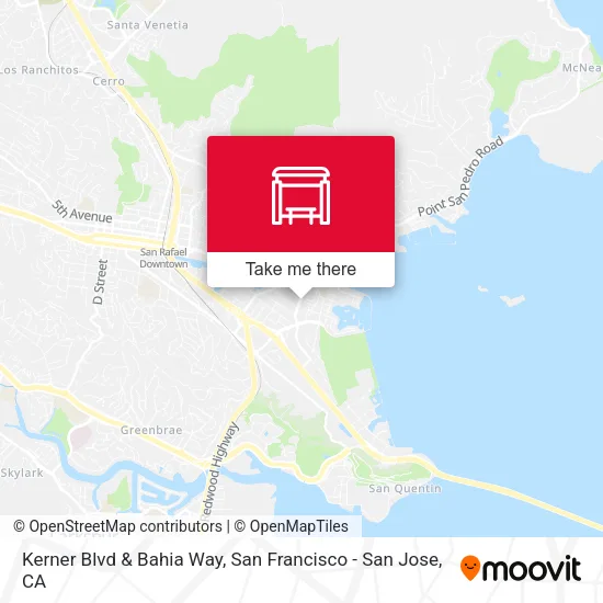 Kerner Blvd & Bahia Way map