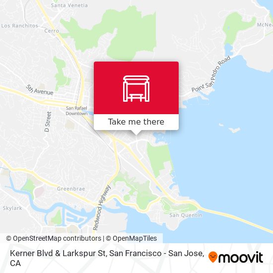 Mapa de Kerner Blvd & Larkspur St