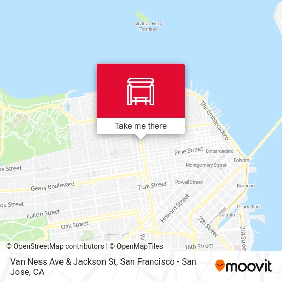 Van Ness Ave & Jackson St map