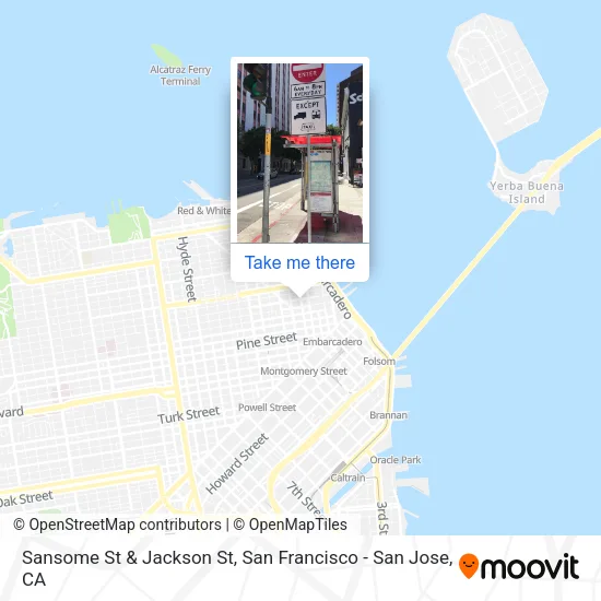Mapa de Sansome St & Jackson St