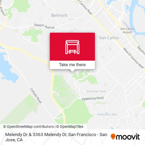 Melendy Dr & 3363 Melendy Dr map