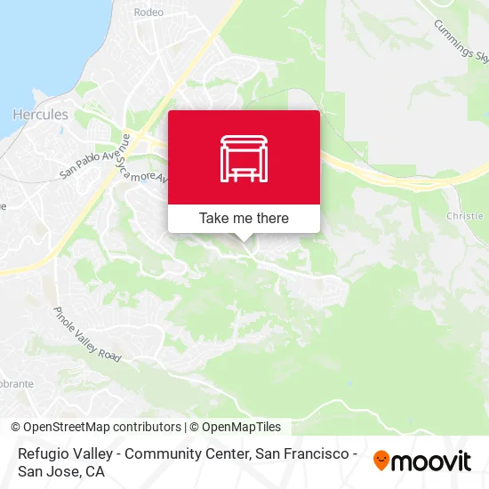 Refugio Valley - Community Center map