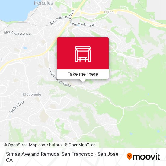 Simas Ave and Remuda map