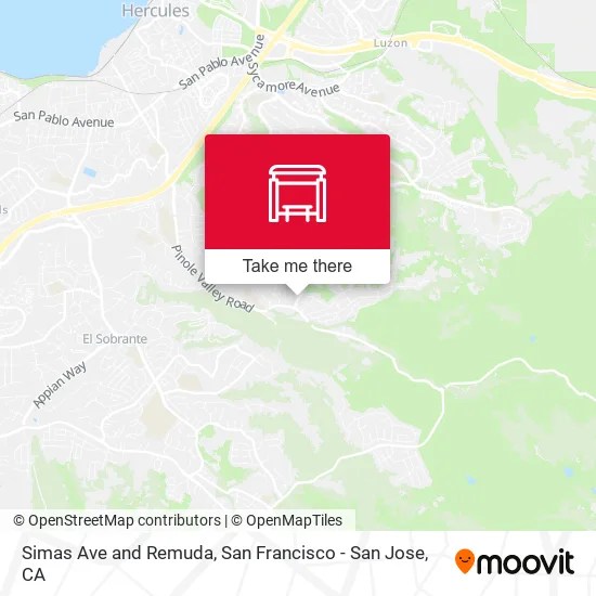 Simas Ave and Remuda map