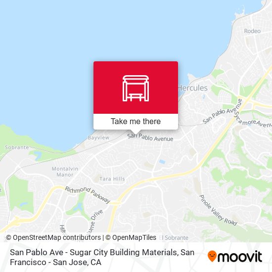 San Pablo Ave - Sugar City Building Materials map