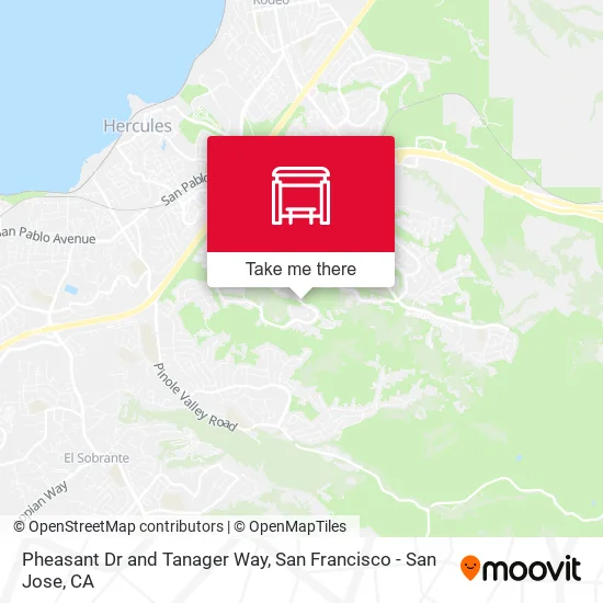 Pheasant Dr and Tanager Way map