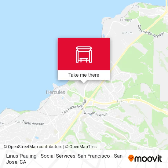 Linus Pauling - Social Services map