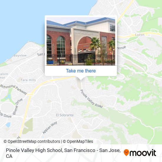 Mapa de Pinole Valley High School