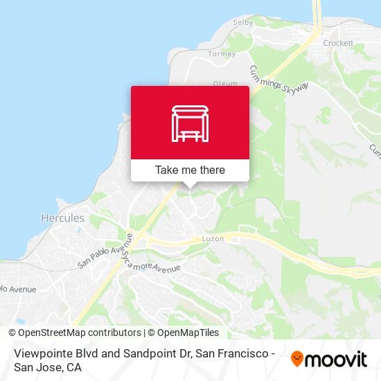 Viewpointe Blvd and Sandpoint Dr map