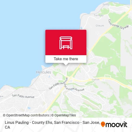 Linus Pauling - County Ehs map