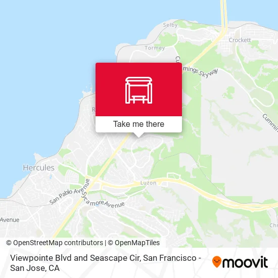 Viewpointe Blvd and Seascape Cir map