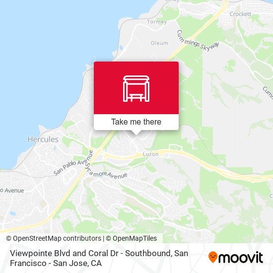 Viewpointe Blvd and Coral Dr - Southbound map