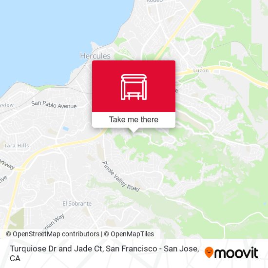 Mapa de Turquiose Dr and Jade Ct