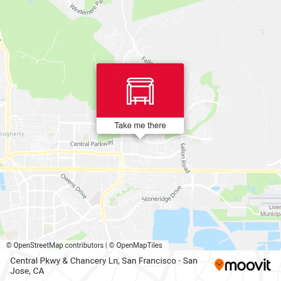 Central Pkwy & Chancery Ln map