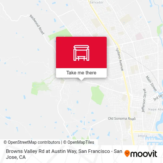 Browns Valley Rd at Austin Way map