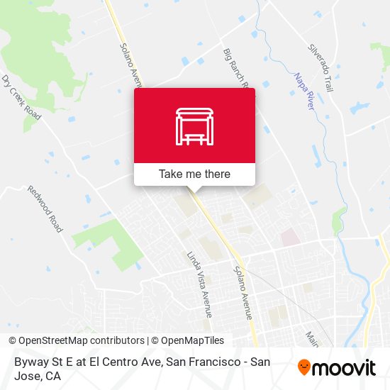 Byway St E at El Centro Ave map