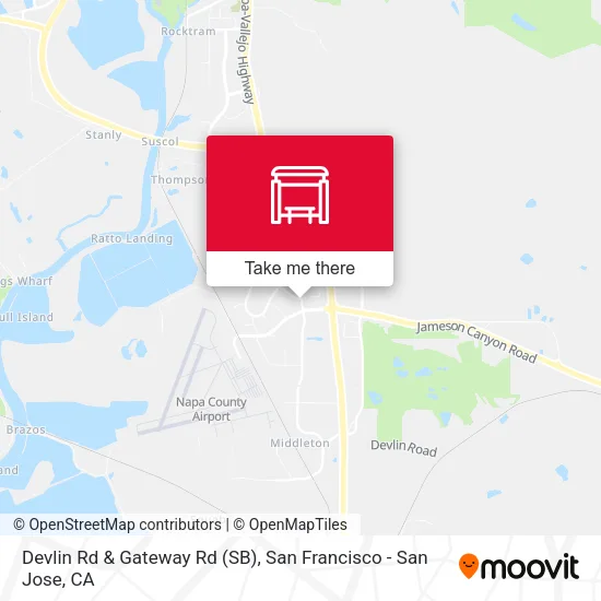 Devlin Rd & Gateway Rd (SB) map
