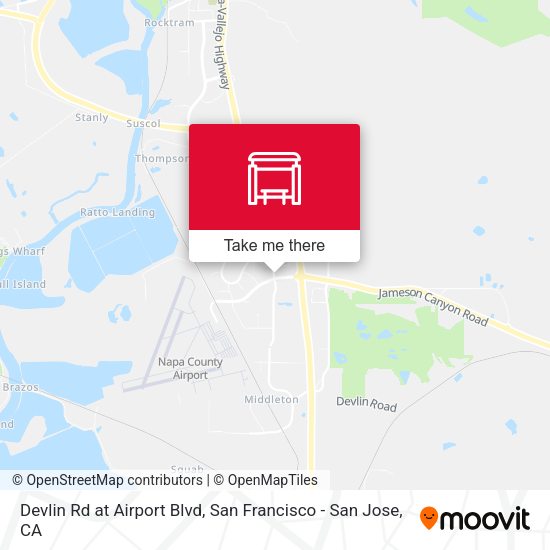 Devlin Rd at Airport Blvd map