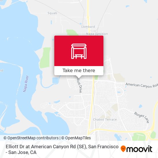 Mapa de Elliott Dr at American Canyon Rd (SE)