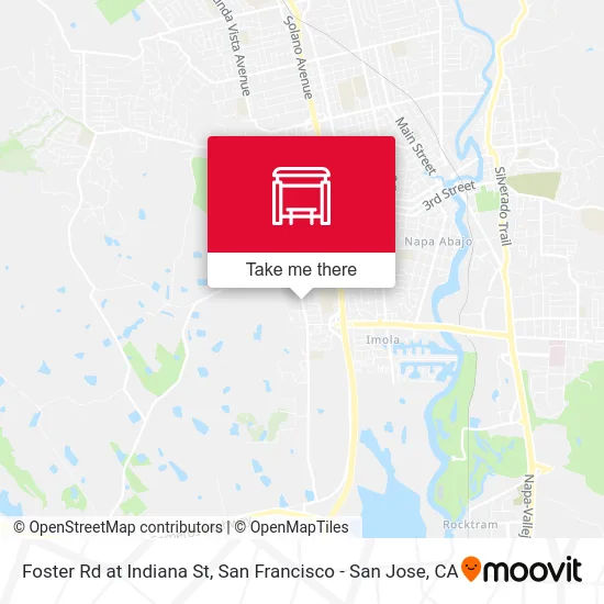 Foster Rd at Indiana St map