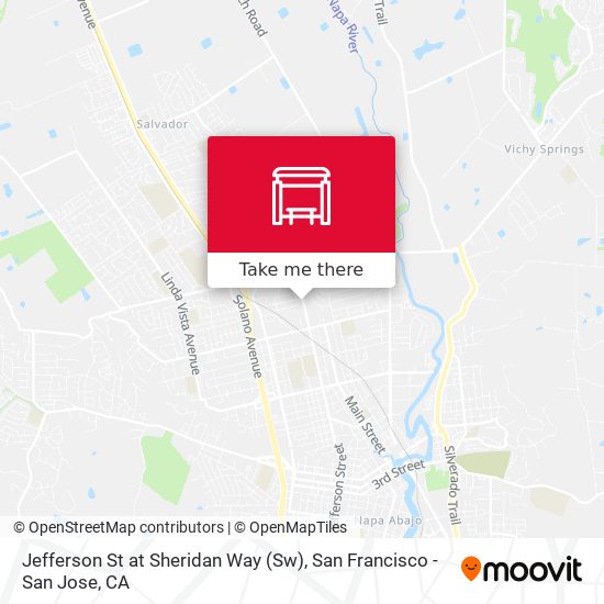 Mapa de Jefferson St at Sheridan Way (Sw)