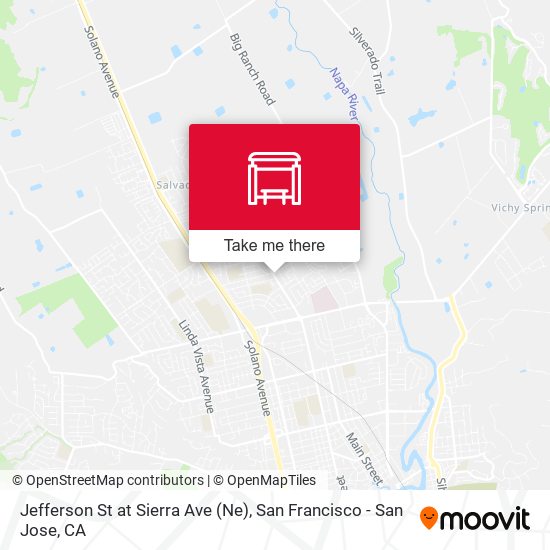 Mapa de Jefferson St at Sierra Ave (Ne)
