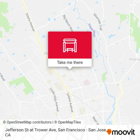Jefferson St at Trower Ave map