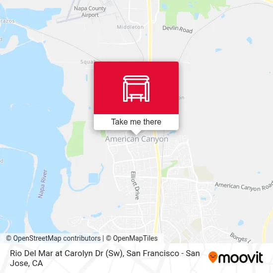 Rio Del Mar at Carolyn Dr (Sw) map
