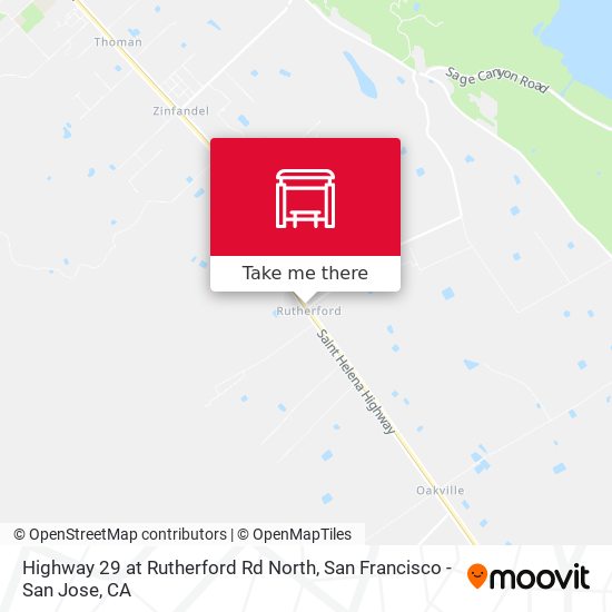 Mapa de Highway 29 at Rutherford Rd North