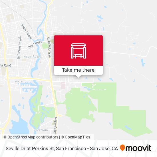 Seville Dr at Perkins St map