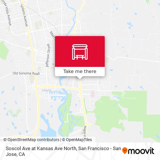 Mapa de Soscol Ave at Kansas Ave North