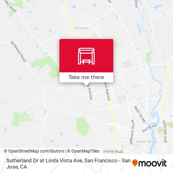 Mapa de Sutherland Dr at Linda Vista Ave